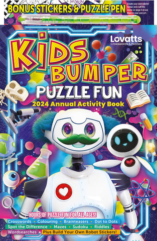 Kids Bumper Puzzle Fun 2024 Annual