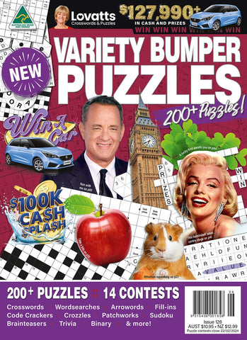 Variety Bumper Puzzles Issue 128 | LovattsMagazines.co.nz