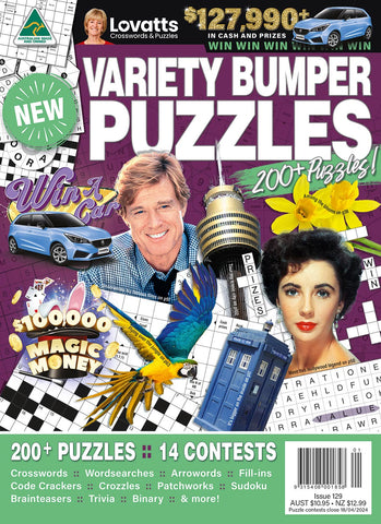 Variety Bumper Puzzles Issue 129 | LovattsMagazines.co.nz