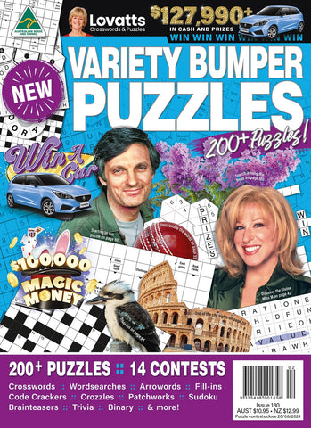 Variety Bumper Puzzles Issue 130 | LovattsMagazines.co.nz