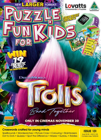 Puzzle Fun for Kids Issue 131 | LovattsMagazines.co.nz
