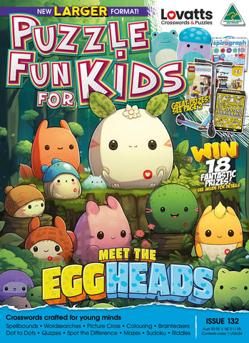 Puzzle Fun For Kids Issue 132 | LovattsMagazines.co.nz
