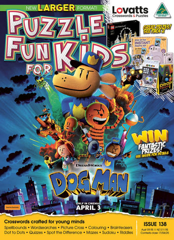 Puzzle Fun For Kids Issue 138 - (On Sale 3/02/25)