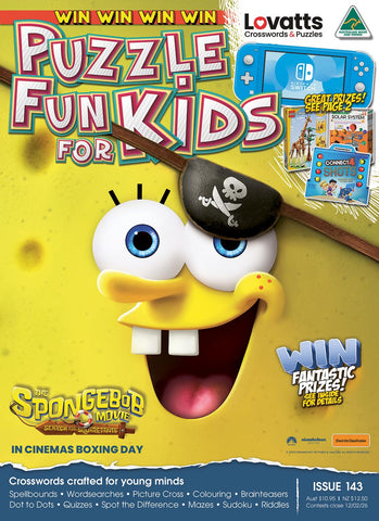 Puzzle Fun for Kids Issue 143 | LovattsMagazines.co.nz