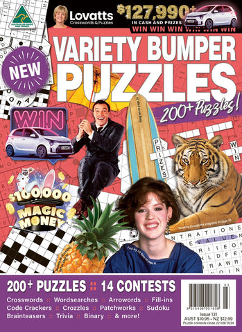 Variety Bumper Puzzles issue 131 | LovattsMagazines.co.nz